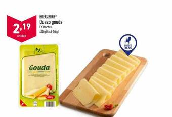 ALDI Hofburger Queso Gouda oferta