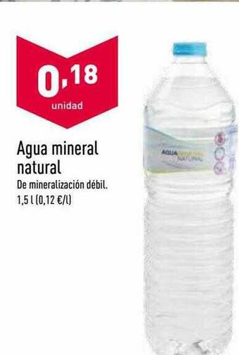 ALDI Agua Mineral Natural oferta