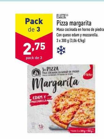 ALDI Flete Pizza Margarita oferta