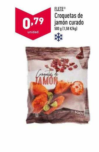 ALDI Flete Croquetas De Jamón Curado oferta