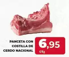 Spar Tenerife Panceta con costilla de cerdo nacional oferta