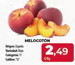 Spar Tenerife Origen - melocoton oferta
