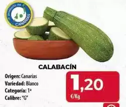 Spar Tenerife Origen - calabacín oferta