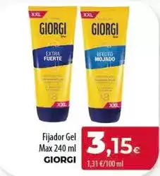 Spar Tenerife Giorgi - fijador gel max oferta