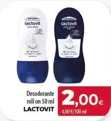 Spar Tenerife Lactovit - desodorante roll on oferta