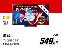 MediaMarkt Lg - tv qned 55 55qned80t6a oferta