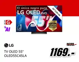 MediaMarkt Lg - tv oled 55 oled55c45la oferta