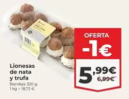La Sirena Lionesas de nata y trufa oferta