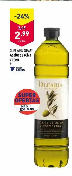 ALDI Olearia De Olivar Aceite De Oliva Virgen oferta