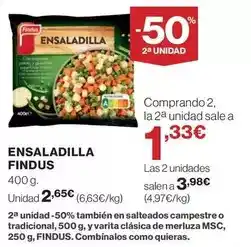 El Corte Inglés Findus - ensaladilla oferta