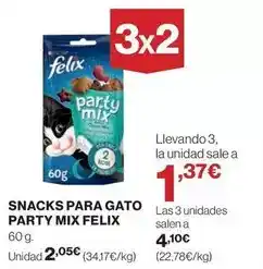 El Corte Inglés Purina - snacks para gato party mix oferta