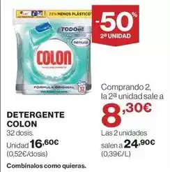 El Corte Inglés Colon - detergente oferta