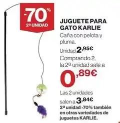 El Corte Inglés Karlie - juguete para gato oferta