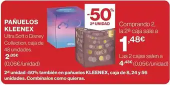 El Corte Inglés Kleenex - pañuelos oferta