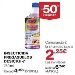 El Corte Inglés Kh-7 - insecticida fregasuelos oferta