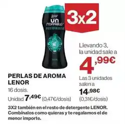 El Corte Inglés Lenor - perlas de aroma oferta