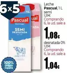 Unide Supermercados Pascual - leche semi oferta