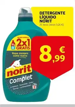 Alcampo Norit - detergente liquido oferta