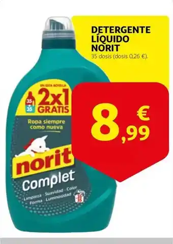 Alcampo Norit - detergente liquido oferta