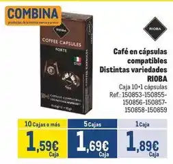 Makro Rioba - cafe en capsulas compatibles distintas variedades oferta
