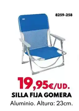 BricoCentro Silla fija gomera oferta