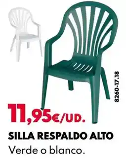BricoCentro Silla respaldo alto oferta