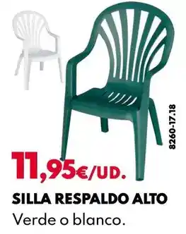 BricoCentro Silla respaldo alto oferta