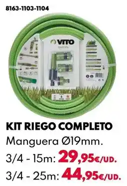 BricoCentro Kit riego completo oferta