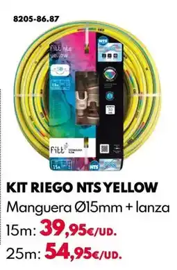 BricoCentro Kit riego nts yellow oferta