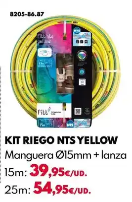 BricoCentro Kit riego nts yellow oferta