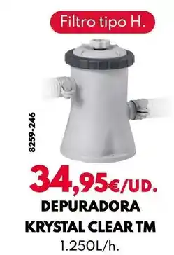 BricoCentro Depuradora krystal clear tm oferta