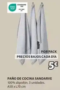 JYSK Standard - paño de cocina sandarve oferta