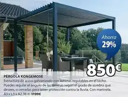 JYSK Pérgola konggemose oferta