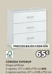 JYSK Cómoda tapdrup oferta