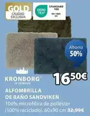 JYSK Kronborg - alfombrilla de baño sandviken oferta