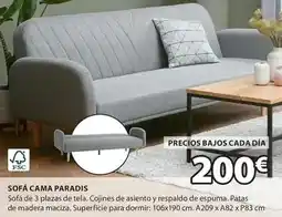 JYSK Sofa cama paradis oferta
