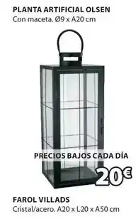 JYSK Farol villads cristal/acero oferta