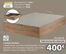 JYSK Gold - canapé urunda oferta