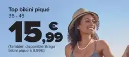 Carrefour Tex - top bikini piqué oferta
