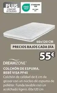 JYSK Dreamzone - colchón de espuma oferta