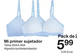 Zeeman Mi primer sujetador oferta