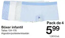 Zeeman Bóxer infantil oferta