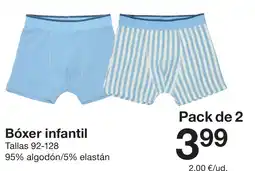 Zeeman Bóxer infantil oferta