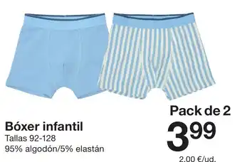 Zeeman Bóxer infantil oferta