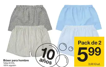 Zeeman Bóxer para hombre oferta