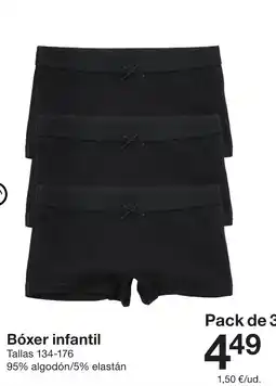 Zeeman Bóxer infantil oferta