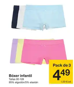 Zeeman Bóxer infantil oferta