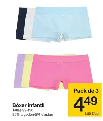 Zeeman Bóxer infantil oferta