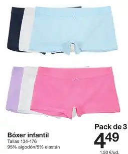 Zeeman Bóxer infantil oferta