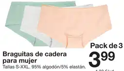 Zeeman Braguitas de cadera para mujer oferta
